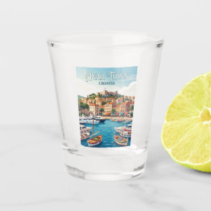 Verre A Shot Port de Hvar Croatie