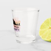 Verre A Shot Portland OU City Skyline Latitude et Longitude (Droite)