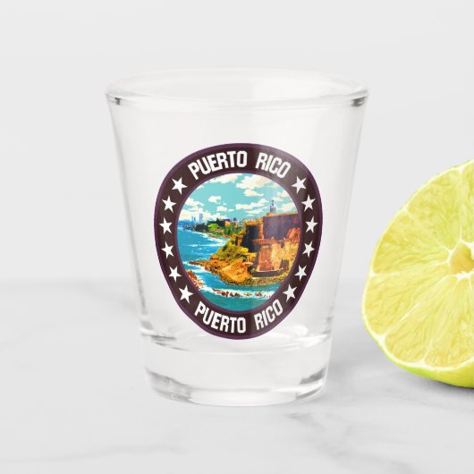 Verre A Shot Porto Rico (Devant)