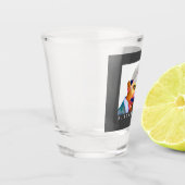 Verre A Shot Portrait drôle Tesla (Gauche)