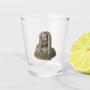 Verre A Shot Portrait du philosophe grec antique Diogenes