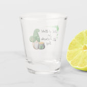 Verre A Shot Pot of Gold Leprechaun on a (Dos)