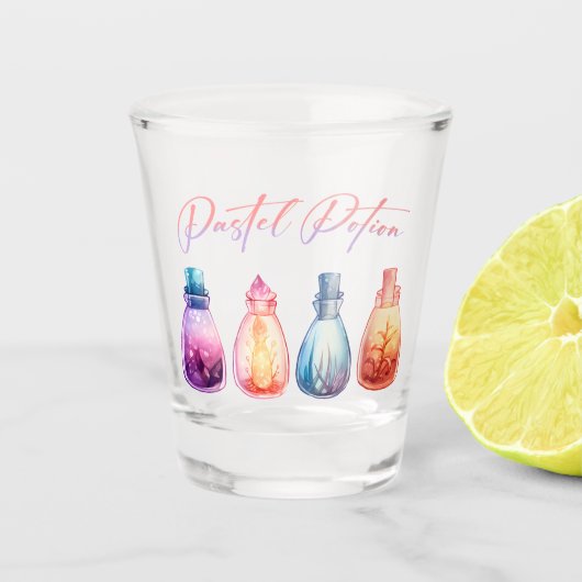 Verre A Shot Potion Pastel (Devant)