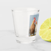 Verre A Shot Poules et poules (Gauche)