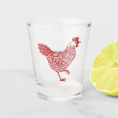 Verre A Shot Poulet Hen Beer (Devant)