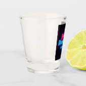 Verre A Shot Pour Decisions Neon Bar Edition Shot Glass (Gauche)