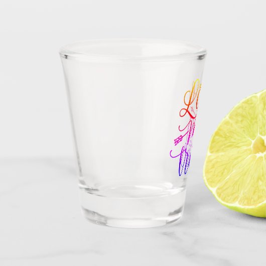 Verre à Shot pour Enterrement de Vie de Jeune Fill (Gauche)