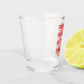 Verre à shot pour enterrement de vie de jeune fill (Gauche)