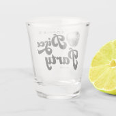 Verre à shot pour enterrement de vie de jeune fill (Dos)