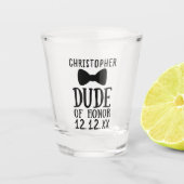 Verre à shot pour la demande en mariage drôle du t (Devant)