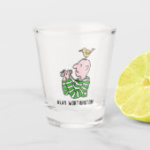 Verre A Shot Pour le Birdwatcher ou l'ornithologue. (Devant)