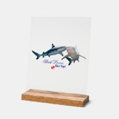 Verre à shot pour les amoureux des requins mignons (Angle)