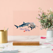 Verre à shot pour les amoureux des requins mignons (Mariage)