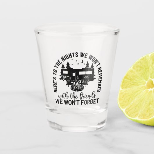 Verre A Shot Pour les nuits dont nous ne nous souviendrons pas  (Devant)