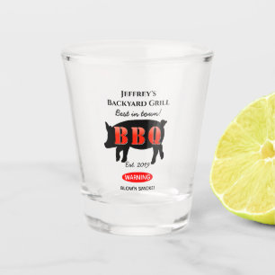 Verre A Shot Pour Lui Jardin Griller BBQ Shot Glass