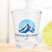 Verre A Shot  Powder Mountain utah Shot glass
