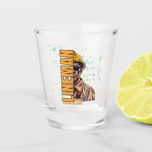 Verre A Shot Power Lineman Shot glass