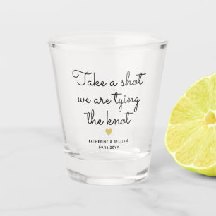 Verre A Shot Prenez un coup de feu, nous attachons la faveur du