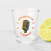 Verre A Shot Préparons-nous à trébucher (Devant)