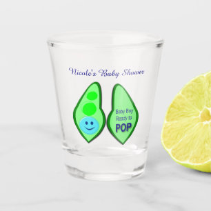 Verre A Shot Prêt à faire Pop Baby Boy Blue Pea Baby shower Per