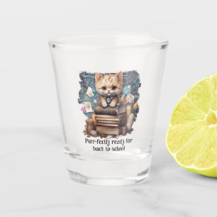 Verre A Shot Prêt Pour Le Retour À L'École