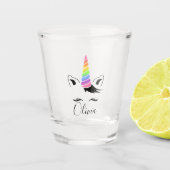 Verre A Shot Pretty Pastel Unicorn (Devant)