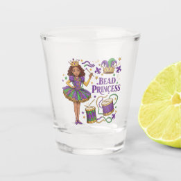 Verre A Shot Princesse de Perles - Mardi Gras