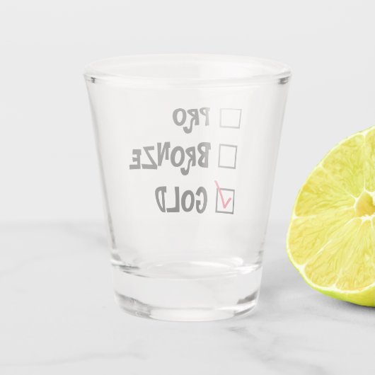 Verre A Shot Pro Bronze Gold (Dos)