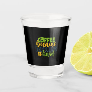 Verre A Shot Professeur Cadeaux Café Parce Que L'Enseignement