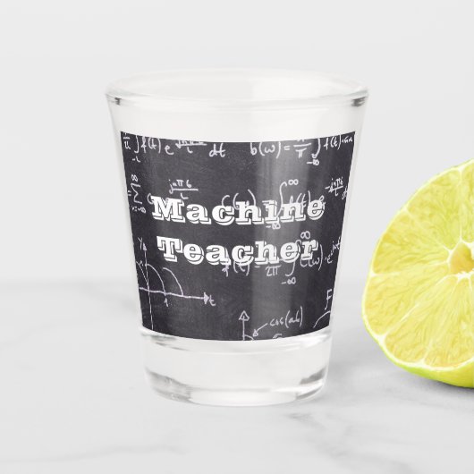 Verre A Shot Professeur de machine (Devant)