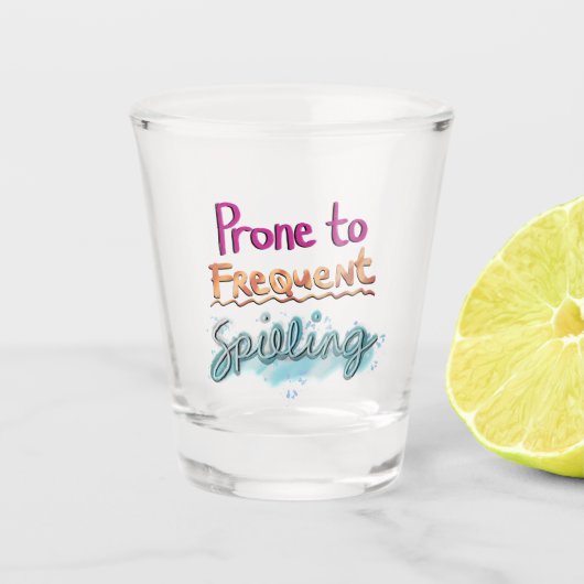 Verre A Shot Prone au déversement fréquent (Devant)