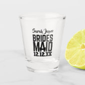 Verre A Shot Proposition du mariage Bridesmaid Favoriser (Devant)