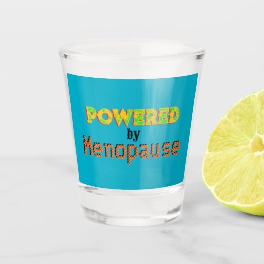 Verre A Shot Propulsé par la ménopause 3 (Devant)