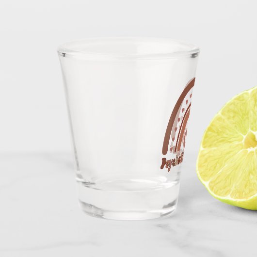 Verre A Shot Psychothérapeute Boho Rainbow (Gauche)