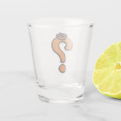 Verre A Shot Pumpkin Halloween Question Mark Shot Glass (Dos)