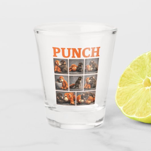 Verre A Shot Punch Bébé Singe (Devant)