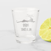 Verre A Shot Purez-moi un chat amusant (Dos)