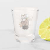 Verre A Shot Purr-fect Blend : Cat and Coffee Art for Pet Lover (Dos)