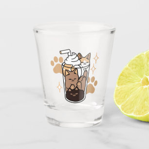 Verre A Shot Purr-fect Blend : Cat and Coffee Art for Pet Lover