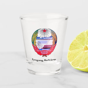Verre A Shot Pyongyang, Corée du Nord (RPDC) Royaume ermite