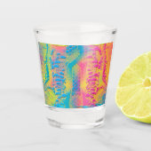 Verre A Shot PYTHON - moderne fractale décorative - (Devant)