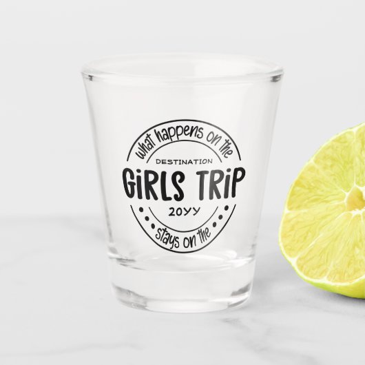 Verre A Shot Que se passe-t-il sur Girls Trip Custom Girls Week (Devant)