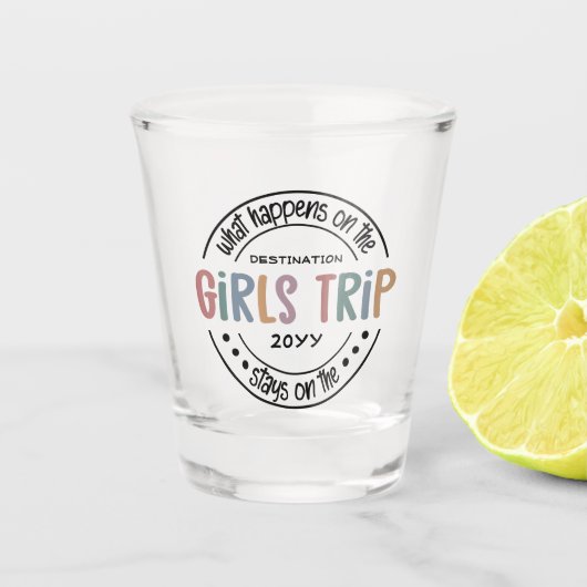 Verre A Shot Que se passe-t-il sur Girls Trip Custom Girls Week (Devant)