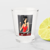 Verre A Shot Queen of the Game - Casino Las Vegas (Devant)