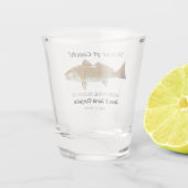 Verre A Shot Quelle pêche Mariage de sébaste de pêche à la pêch (Dos)