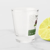 Verre A Shot Queue de football et fête de douche pour couples (Gauche)