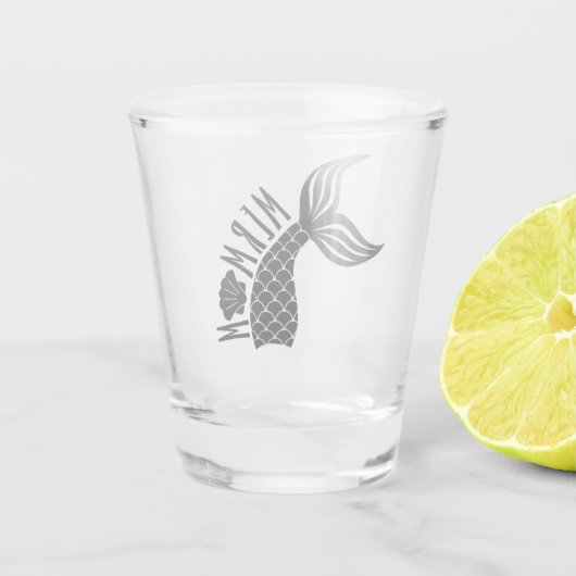 Verre A Shot Queue de Mermaid (Dos)