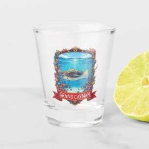 Verre A Shot Raies pastenagues à Grand Cayman Voyage