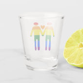 Verre A Shot Rainbow Men (Dos)