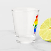 Verre A Shot Rainbow Men (Gauche)